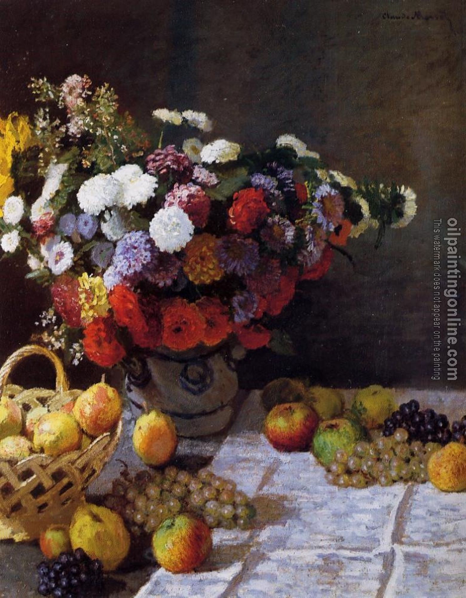 Monet, Claude Oscar - Flowers and Fruit